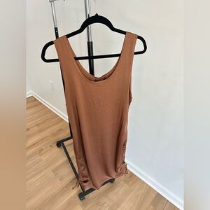 Sleeveless Brown Women's dress